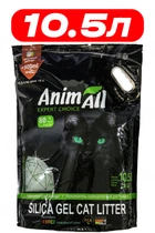 Наполнитель для кошачьего туалета cиликагелевый AnimAll Green 10.5 Л
