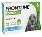 Krople roztoczy Frontline Combo dla psów 6 x 1.34 ml 10-20 kg (7046265386582) - obraz 1