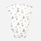 Body niemowlęce Nicol 206095 68 cm Biały/Szary/Zielony (5905601018063) - obraz 1