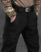 Тактические штаны софтшел черные draft высокая талия XS - изображение 6