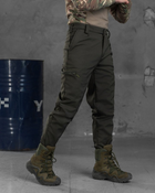 Тактические штаны softshell oliva с резинкой XS - изображение 9