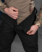 Тактичні штани софтшел чорні draft висока талія XXL - зображення 7