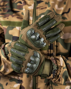 Тактичні рукавички штурмові військові повнопалі ол XL - зображення 1