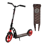 Двухколесный самокат Best Scooter 61711 складной с задним ножным тормозом, красный