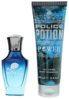Zestaw męski Police Potion Power Woda perfumowana 30 ml + Żel pod prysznic 100 ml (679602148962) - obraz 2