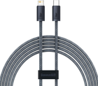 Kabel Baseus Dynamic USB Type-A - Lightning 2 m Grey (CALD000516) - obraz 1