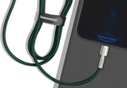 Kabel Baseus USB Type-C - Lightning 2 m Green (CATLJK-B06) - obraz 4