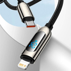 Kabel Baseus Display USB Type-C - Lightning PD 2 m Green (CATLSK-A06) - obraz 3
