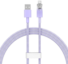Kabel Baseus Explorer USB Type-A - Lightning 1 m Purple (CATS010005) - obraz 1
