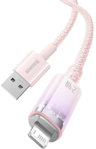 Кабель Baseus Explorer USB Type A - Lightning 1 м Pink (CATS010004) - зображення 3