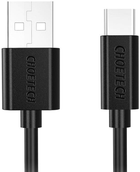 Kabel Choetech USB Type-A - USB Type-C 3 m Black (6971824970715) - obraz 1