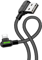 Kabel kątowy Mcdodo USB Type-A - Apple Lightning 3 m Black (CA-4679) - obraz 1