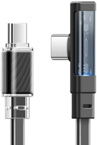 Kabel Mcdodo LED USB Type-C - USB Type-C 1.8 m Black (CA-3453) - obraz 1