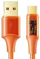 Kabel Mcdodo USB Type-A - USB Type-C 1.2 m Orange (CA-2091) - obraz 1