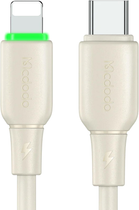 Kabel Mcdodo USB Type-C - Lightning 1.2 m Beige (CA-4760) - obraz 1