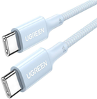 Kabel Ugreen USB Type-C - USB Type-C 1 m White (6941876212712) - obraz 1