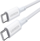 Kabel szybkiego ładowania Ugreen USB Type-C - USB Type-C 0.5 m White (6941876212668) - obraz 1