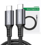Kabel Ugreen USB Type-C - USB Type-C 3 m Black (6941876219612) - obraz 1
