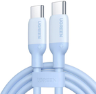 Kabel Ugreen USB Type-C - USB Type-C 1 m Blue (6941876212781) - obraz 1