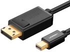 Kabel Ugreen mini-DisplayPort - DisplayPort 1.5 m Black (6957303814770) - obraz 1