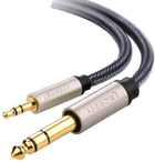 Kabel Ugreen mini-jack 3.5 mm - TRS 2 m Grey (6957303816286) - obraz 1