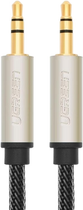 Kabel Ugreen mini-jack 3.5 mm - mini-jack 3.5 mm 1 m Grey (6957303816026) - obraz 1