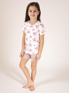 Piżama młodzieżowa letnia dla dziewczynki Nicol 203037 146 cm Wielobarwna (5905601024415) - obraz 1