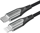 Кабель Vention USB Type-C - Lightning 2 м Grey (6922794744752) - зображення 1