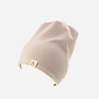 Дитяча демісезонна шапка для дівчинки Nicol 203268 104-110 см Бежева (5905601026266) - зображення 1