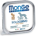 Влажный корм для собак Monge Dog Solo 100% с олениной