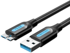 Кабель Vention USB Type-A - micro-USB 3 м Black (6922794748958) - зображення 1
