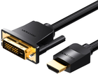 Kabel Vention HDMI - DVI 3 m Black (6922794732834) - obraz 1