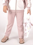 Dziecięce spodnie dresowe dla dziewczynki Nicol 203278 122 cm Beżowe (5905601027188) - obraz 1