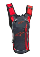 Рюкзак мото вело сумка с местом под питьевую воду питьевой системой на 2 отделения 6 л 49х16х8 см (476640-Prob) Черный с красным - изображение 1