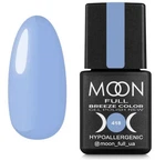 Гель-лак Moon Full Breeze color №418 небесно-голубой, 8 мл