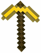 Золота кирка Disguise Golden Pickaxe Minecraft Replica (0192995112292) - зображення 1