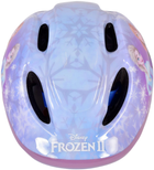 Велосипедний шолом Volare Disney Frozen 52-56 см Блакитний (8715347010286) - зображення 4