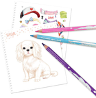 Книжка-розмальовка Depesche TOPModel Doggy Colouring Book (4010070633998) - зображення 3