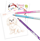 Książka-kolorowanka Depesche TOPModel Doggy Colouring Book (4010070633998) - obraz 3