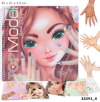 Książka-kolorowanka Depesche TOPModel Hand Design z naklejkami (4010070638931) - obraz 3