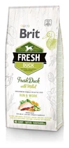 Сухий корм Brit Fresh Active Run&Work для активних дорослих собак з качкою і пшоном