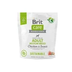 Корм для собак средних пород Brit Care Dog Sustainable Adult Medium Breed с курицей и насекомыми