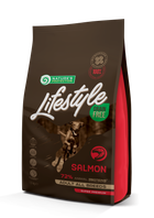 Сухой беззерновой корм для собак Nature's Protection Lifestyle Grain Free Salmon Adult All Breeds с лососем