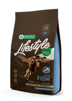 Сухой беззерновой корм для собак Nature's Protection Lifestyle Grain Free White Fish Adult All Breeds с белой рыбой