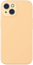 Etui + szkło hartowane Baseus Liquid Silica Gel with Cleaning Kit do Apple iPhone 14 Yellow (ARYT020110) - obraz 1