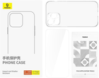 Панель + скло Baseus Clear Case для Apple iPhone 15 Pro Max Transparent (P60115400201-03) - зображення 2