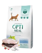 Сухой корм для кошек Optimeal Extra Shine со вкусом трески