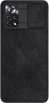 Etui z klapką Nillkin Qin Leather Pro do Xiaomi Poco X4 Pro 5G Black (6902048245891) - obraz 1