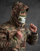 Зимовий тактичний костюм софтшел single sword jumper подвійний фліс L - зображення 8