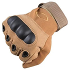 Тактические полнопалые перчатки цвет Койот, XL - изображение 3